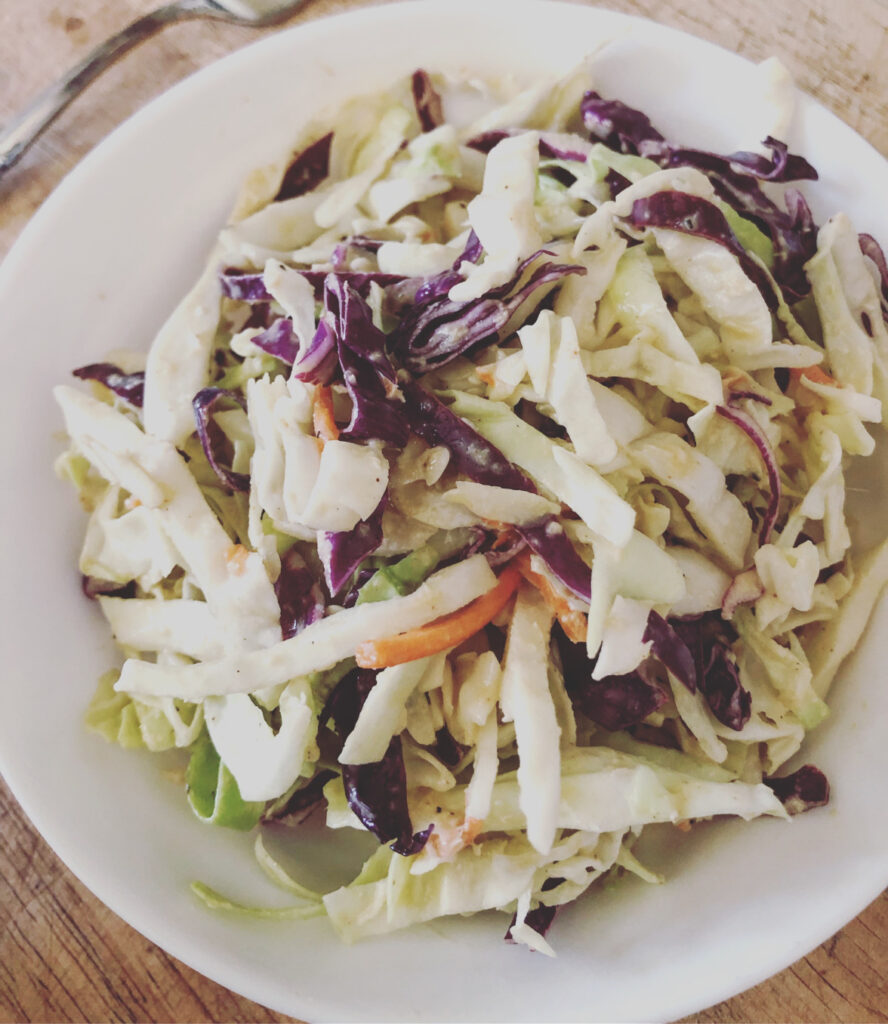 Cabbage Slaw with Creamy Horseradish Dressing Janine's Recipes