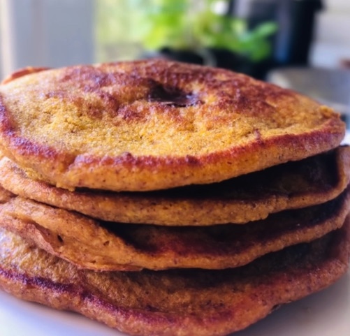 Vegan Carrot Cake Pancakes Recipe | GF - Glow Steady